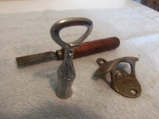 Coca - Cola Collectibles Wood habdle knife and Two bottle opners Lot  2