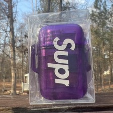 Supreme SS26 Windmill Zag Lighter Purple Waterproof,Wind resistant Authentic JPN