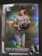 2022 Bowman Draft Chrome Refractor Noah Schultz 1st Bowman BDC-56 White Sox