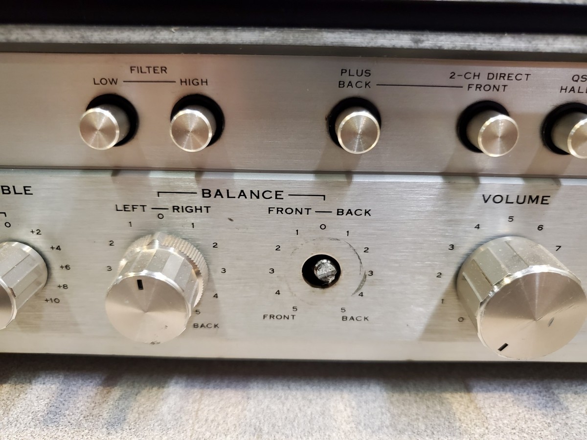 明導ヒカリ　サイン 4枚セット　PR/1501 Sansui QRX-7001 4-Channel Quadraphonic AM/FM Stereo Receiver for