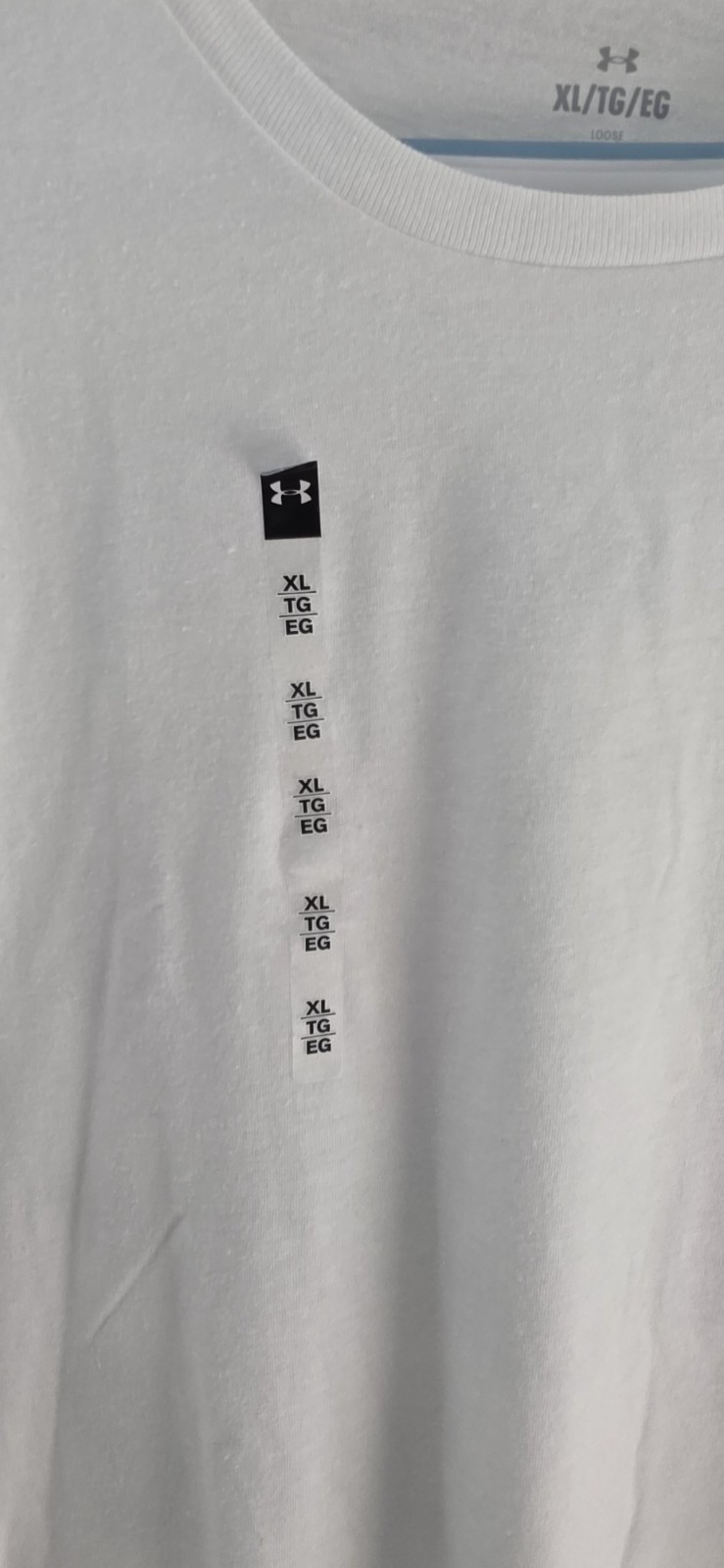 Under Armour Graphic Tee Shirt Mens XL Loose Vintage Logo Sport White thumbnail 4