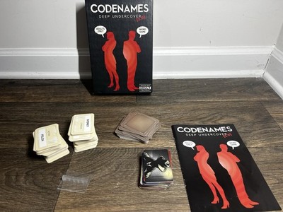 Codenames Deep Undercover 2.0 Adult Party Game 18+ Lark & Clam Complete