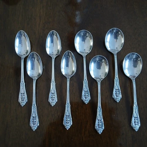 Sterling silver by Wallace, rose point excellent condition,  no monogram, pits,