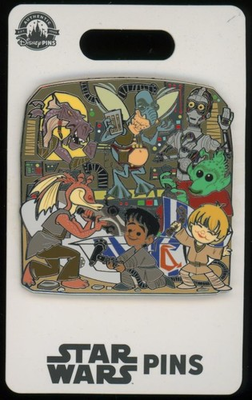 #ad #ad Supporting Cast Star Wars Phantom Menace Jar Jar Binx Anakin Disney Pin 164226 $17.95