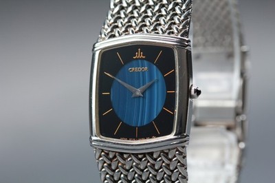 SEIKOCREDOR 2F70-5390 レディース Vintage 1995 [Near MINT] Seiko Credor 2F70-5390 Blue Agate Dial Qz
