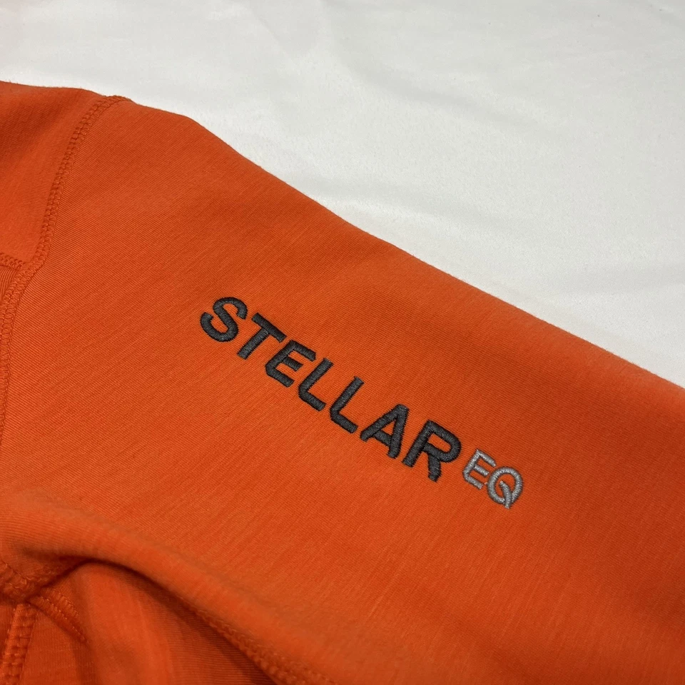 Sudadera con capucha Stellar Equipment para hombre Guide Merino Mid naranja talla XL cremallera completa Foto 3 de 4