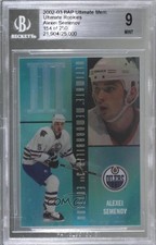 2002 ITG Be A Player Ultimate Memorabilia 3rd Edition Alexei Semenov BGS 9 n3t