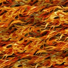 AirBrushed Flames - 18"x46" Hydrographic Film Hydro Dipping