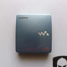 Sony MZ-EH50 HI-MD MiniDisc Walkman Only Player Blue Used No Battery