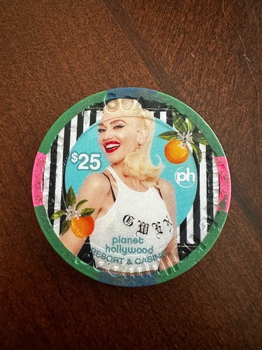 $25 planet hollywood gwen stefani las vegas nv casino chip RARE
