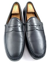 Allen Edmonds "SUPER SPORT PENNY" Men's Leather Penny Loafers 10 D Black 764N