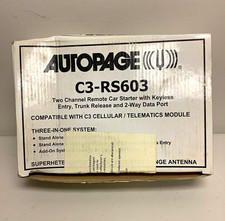 Autopage C3-rs603 2-channel Remote Start Keyless Entry Trunk Release Autopage C3-rs603 2-channel Remote Start Keyless Entry Trunk Release