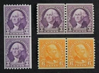 CKStamps: US Stamps Collection Scott#721-723 Mint 2NH OG #722 H Line Pair