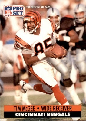 1991 NFL Pro Set Tim McGee #115 (6023)