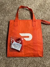 Doordash Insulated Food Delivery Bag Professional Authentic 13×10×15" New w Mask