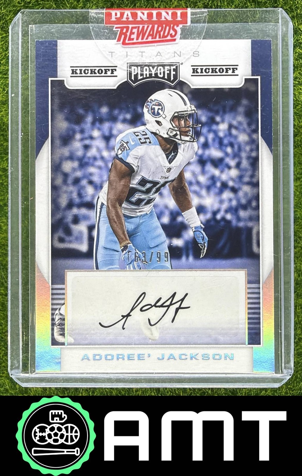 Adoree' Jackson Panini Select Rookie Signatures Prizm #RSAJ Base
