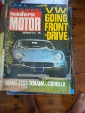 Modern Motor 1967 Oct NSU RO80 MG K3 AM Javelin Lotus Cortina 440 Ferrari 275 GT