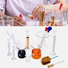 Abgestufter Messbecher Glas Becherglas Set Meßbecher 50-1000ml für Labor Küche