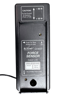 PASCO CI-6537 Force Sensor ±50 N ±8V - Scientific Equipment - Clean Unit