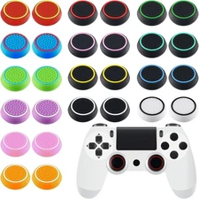 14 Pairs Universal Anti-Slip Silicone Joystick Replacement Grip Caps