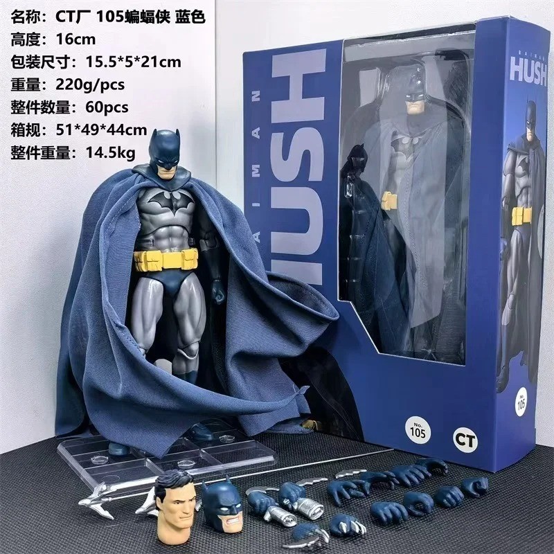 CT Toys MAFEX No.126 Hush Batman Black Ver. Action Figure New