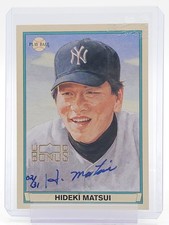 HIDEKI MATSUI 2003 UD PLAY BALL ROOKIE AUTO BUYBACK /31 #104 YANKEES Q0M-621