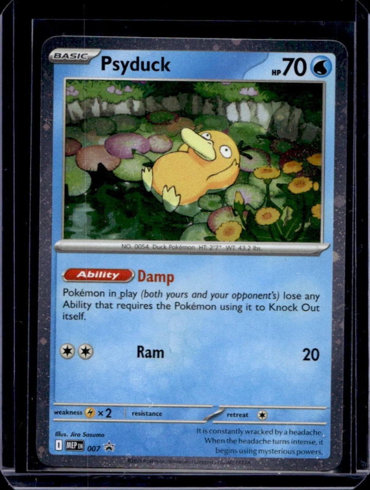 2025 Pokemon MEP Black Star Promos Psyduck #007