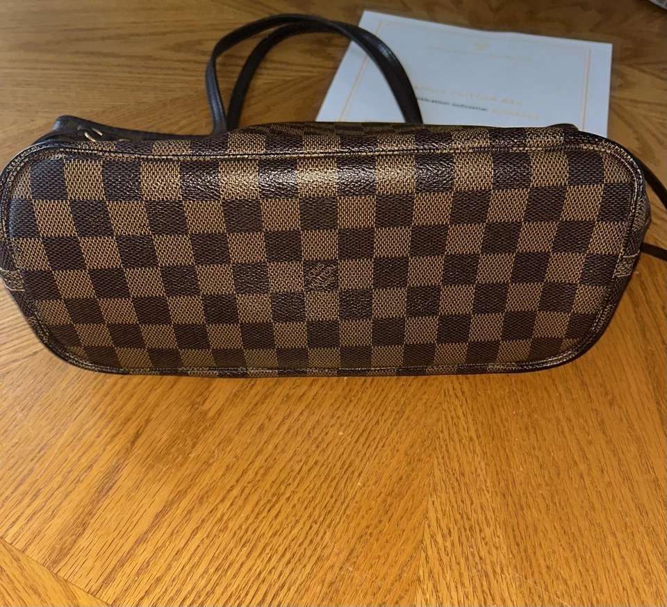 Bolso Louis Vuitton Neverfull Damier Level PM Bolso LV ROJO Interior Certificado de Autenticidad Foto 4 de 4