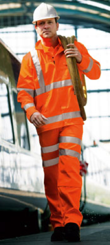Arco RRP £32 Orange Hi-Vis Polycotton 