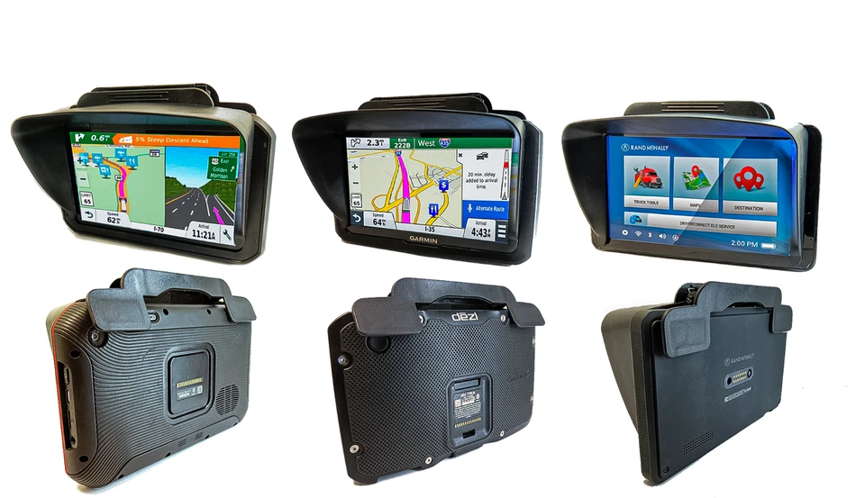 7" Clip-on Visor Sun Shade Sunshade For Garmin DriveSmart 7 LMT EX GPS - VSC7 - Image 2 of 4