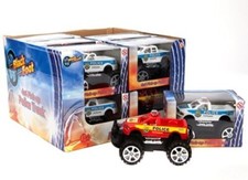 4x4 POLICE PICK-UP TRUCK 5" Action Kids Birthday Gift Stocking Filler Box Toy UK