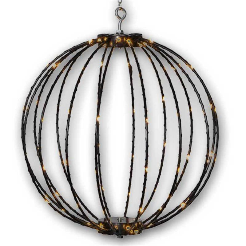 3DKugel Ø 50cm, große LED DekoKugeln 230V zum aufhängen IP44, Innen