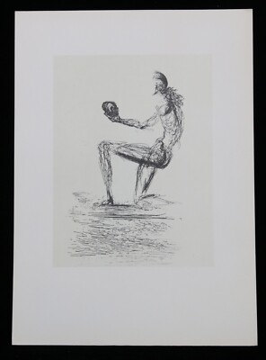 SALVADOR DALI Les Chants De Maldoror 1967 print expo Galerie D Praha