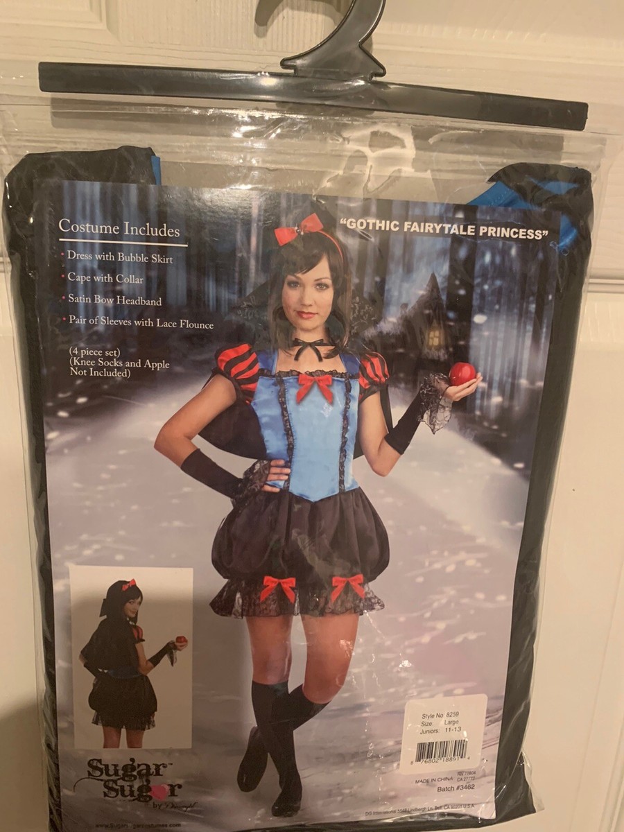 NWOT Dreamgirl Gothic Fairytale Princess Costume Snow White
