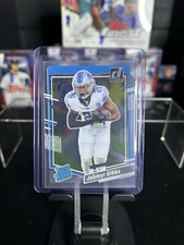 2023 Donruss Clearly Rated Rookie Jahmyr Gibbs RC #62 Detroit Lions