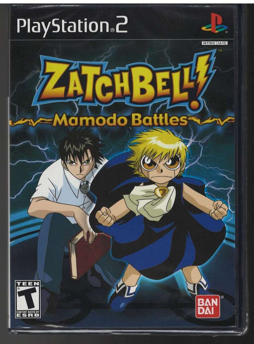 Zatch Bell Mamodo Fury Sony Playstation 2 Game