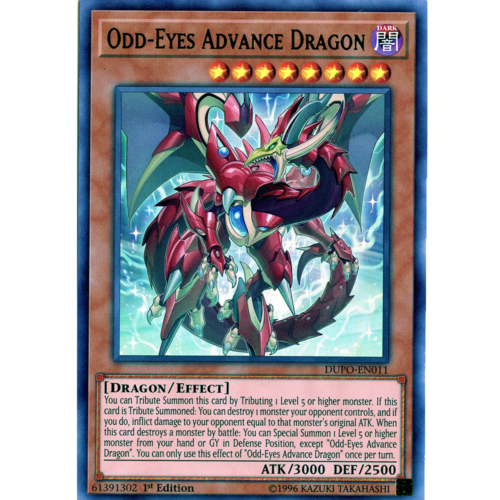 ODD-EYES ADVANCE DRAGON *** ULTRA RARE MINT/NM DUPO-EN011 YUGIOH