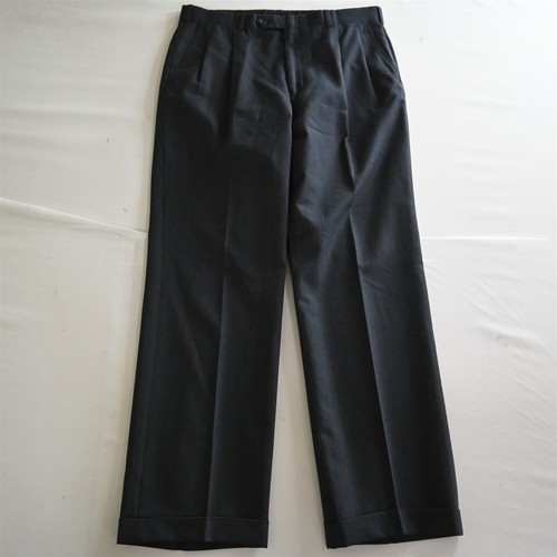 Vtg USA Made 40R 33x32 Blue Stripe Slim Wool Mens Jacket Pants Suit - Picture 8 of 24