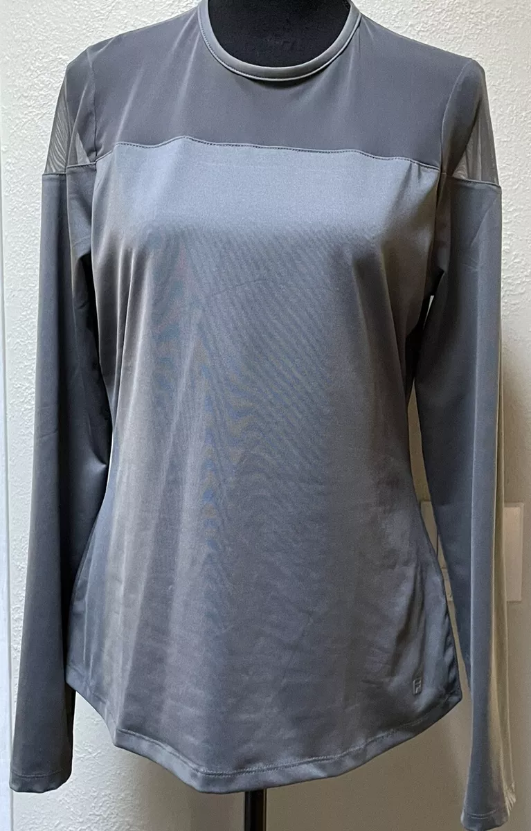 Fila shirt top womens silver