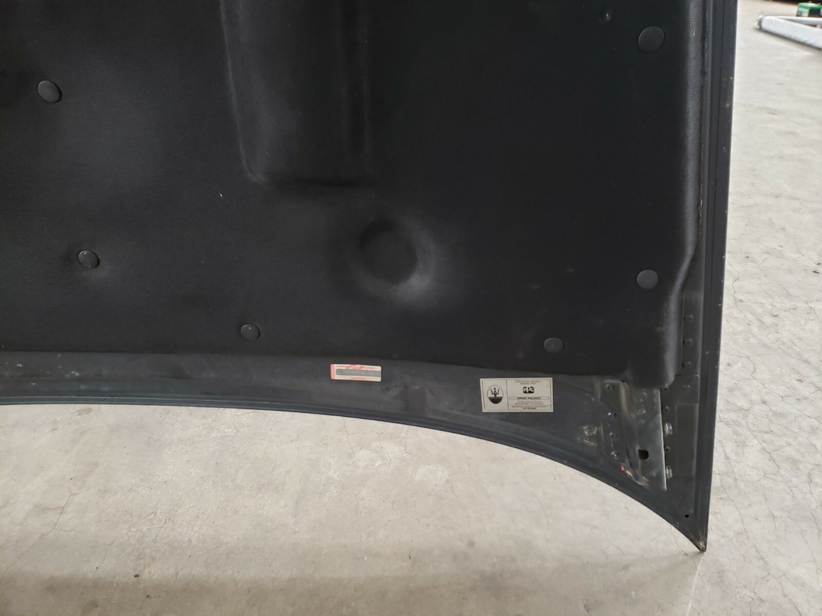 03-08 MASERATI QUATTROPORTE M139 FRONT HOOD BONNET PANEL Grigio Palladio 529 OEM