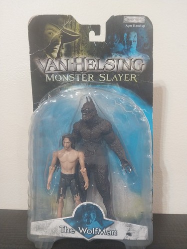 2004 Jakks Van Helsing Monster Slayer The Wolf Man & Frankenstein 5" Figures moc