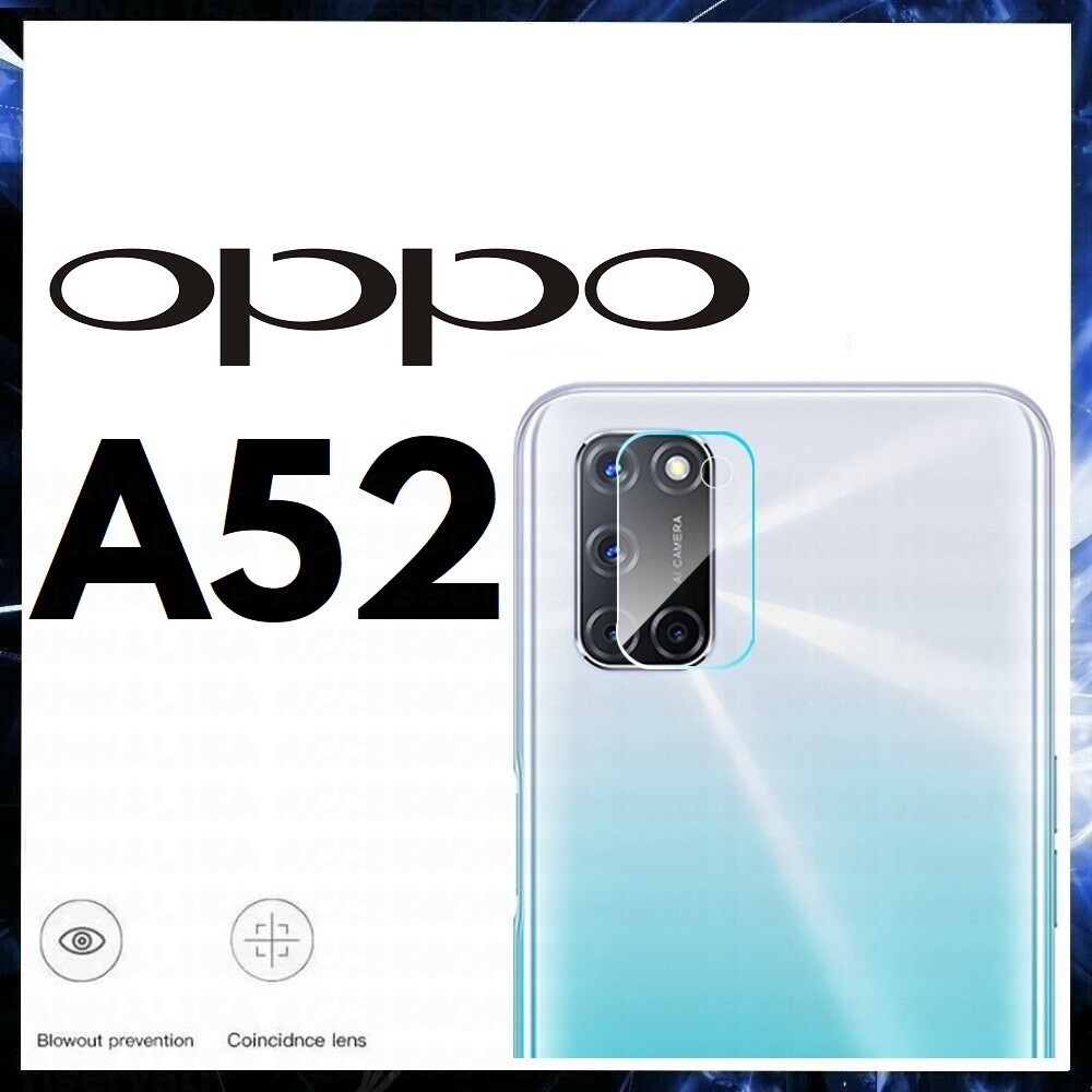 For OPPO A52 CAMERA LENS PROTECTOR REAR TEMPERED GLASS BACK COVER