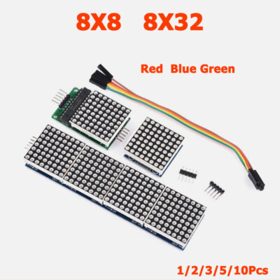 8X8 8X32 MAX7219 Dot Matrix Display Module LED Dot Digital Tube Display Module