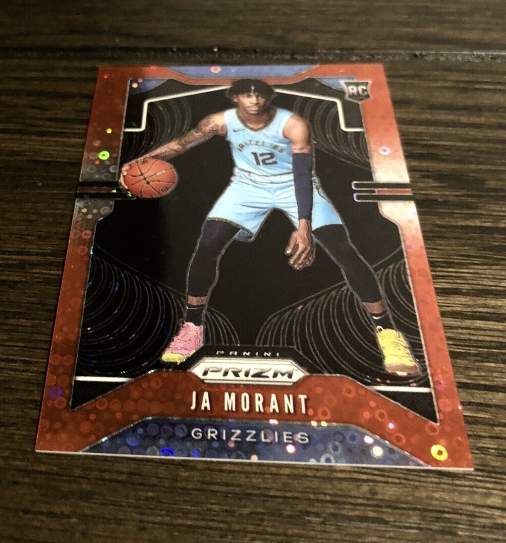 2019-20 Panini Prizm Ja Morant  fast break Red /125 rookie rc very rare