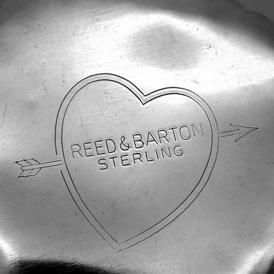Key to My Heart Ornament Medallion Reed Barton Sterling