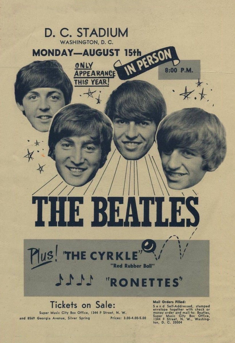 The Beatles D.C. Stadium 13