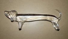 DAUM GRAND CHIEN TECKEL 39 CM  BON ETAT SIGNE AU PIED