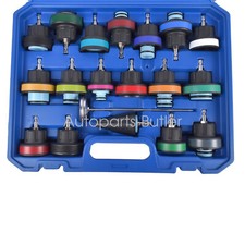 New 31 Radiator Cooling System Pressure Tester Kit W 23 Radiator Adapters New 31 Radiator Cooling System Pressure Tester Kit W 23 Radiator Adapters