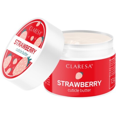 5903819812862 Cuticle Butter masełko do skórek Strawberry 13g Claresa