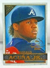 Ronald Acuna Jr. 2020 Topps Chrome Gallery Preview National MLB Card Day #GP-2